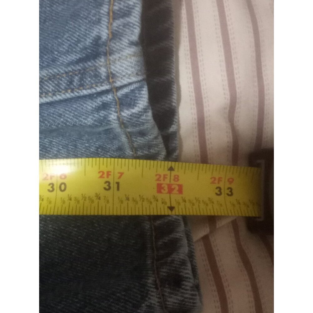 New Vintage Levis 550 Womens Jeans Plus 20WM Blue Relaxed Fit Tapered Leg Cotton - Picture 8 of 13
